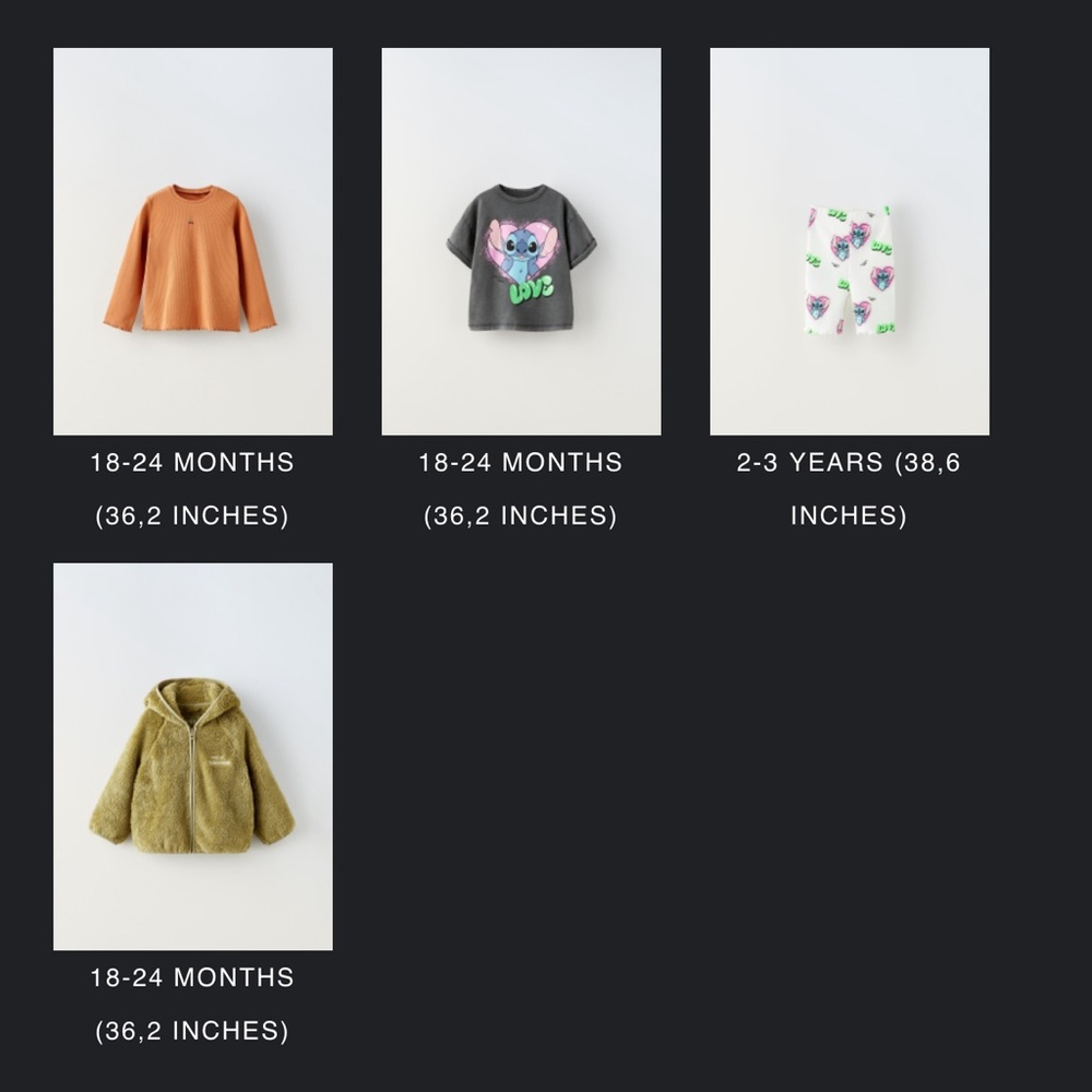 ZARA girl bundle